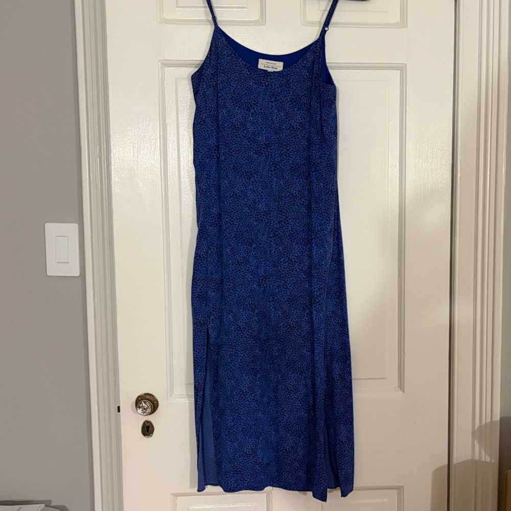 & Other Stories Blue Spaghetti Strap Dress